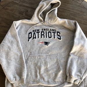 New England Patriots hooded sweatshirt